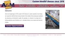 Tablet Screenshot of amcheese.com